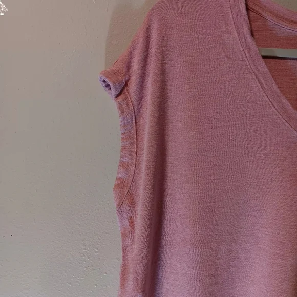 Soft V-Neck Women’s Tee - Pink - Picture 7 of 11